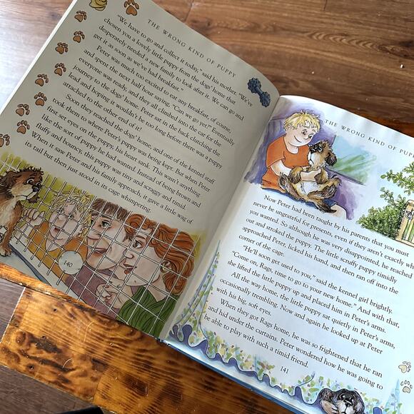 Vintage 2000 Bedtime Stories For Boys Hardcover Oversized Lap Book - Picture 10 of 12